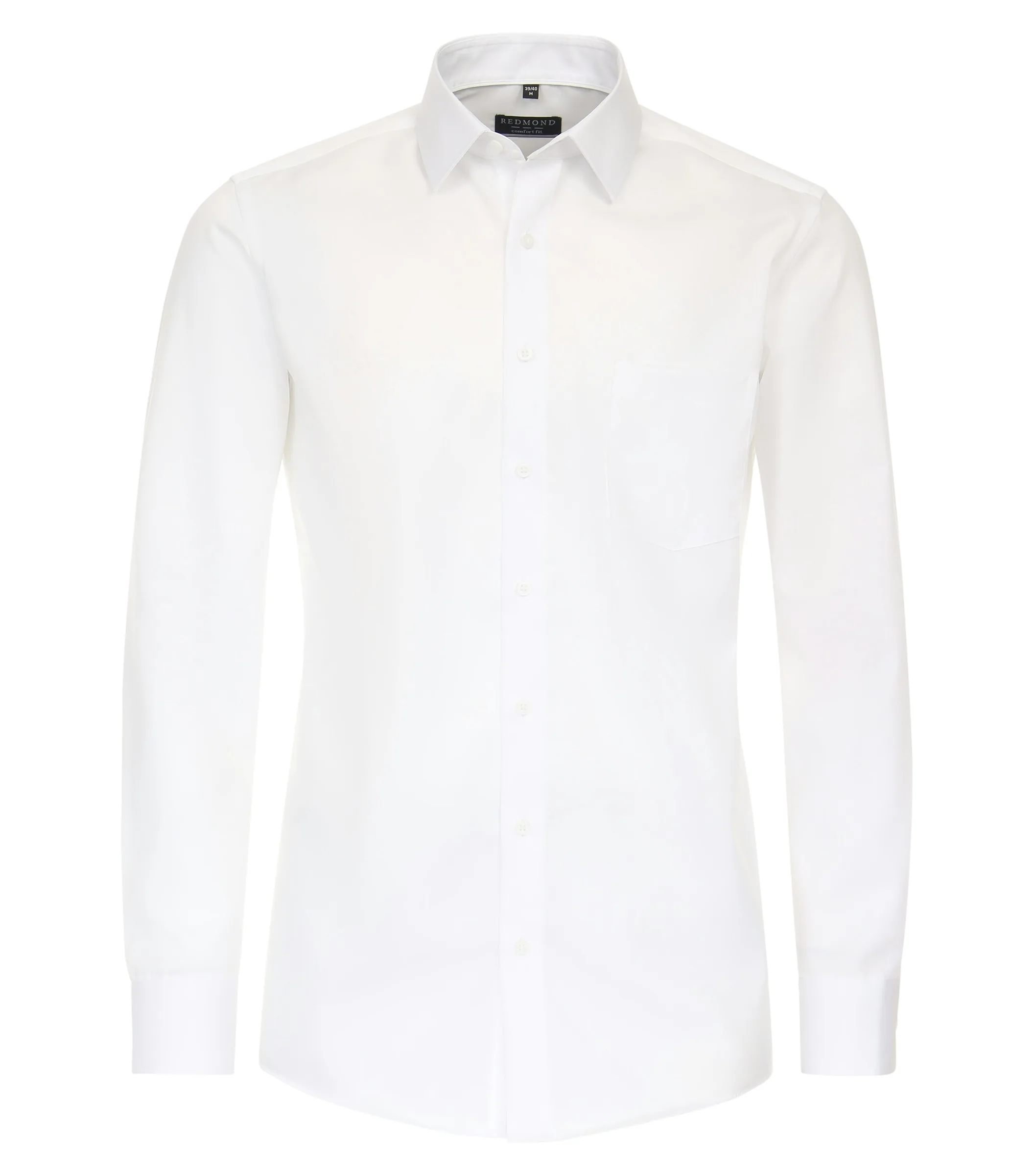 REDMOND Businesshemd in Weiss - 100 % Baumwolle - Ansicht 1