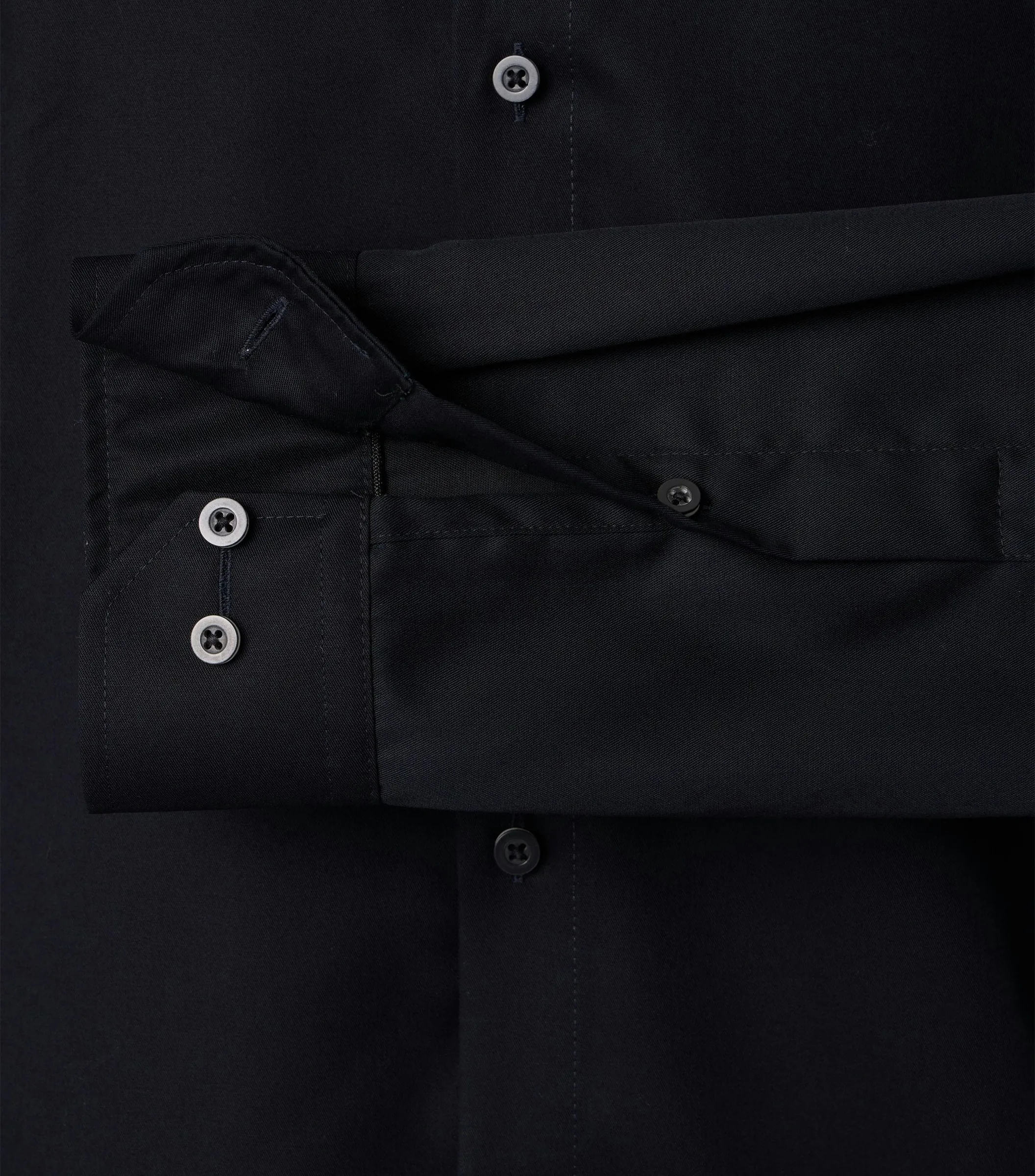 REDMOND Businesshemd in Schwarz - 100 % Baumwolle - Ansicht 4