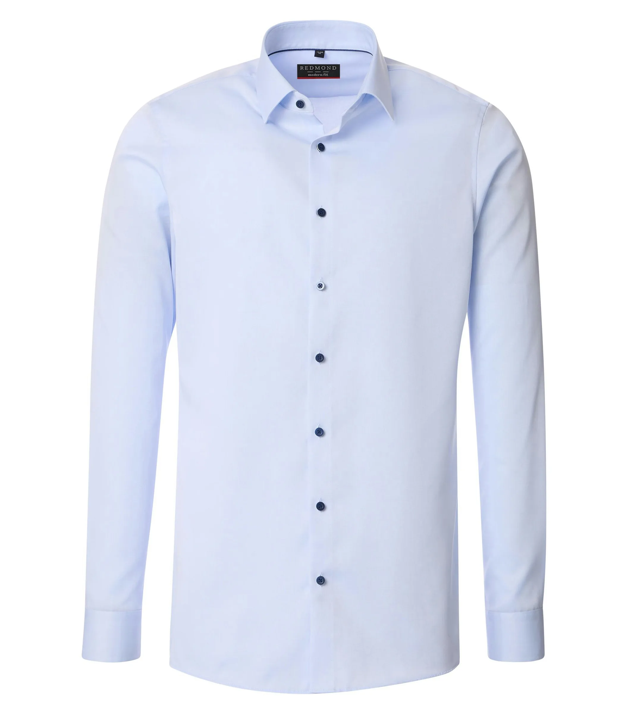 REDMOND Businesshemd in Blau - 100 % Baumwolle - Ansicht 1