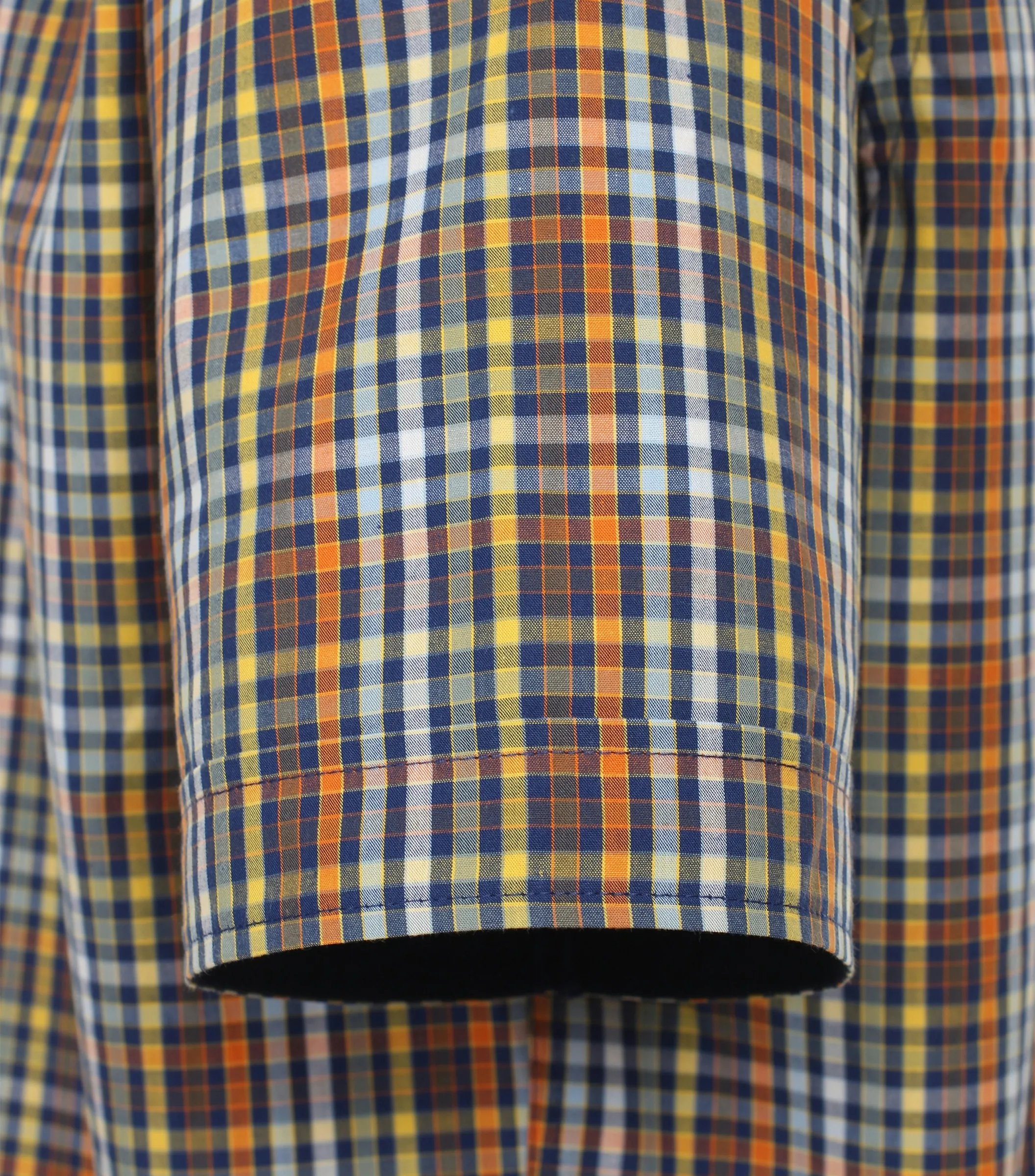 REDMOND Freizeithemd Kurzarm in Gelb - 100 % Baumwolle - Ansicht 4