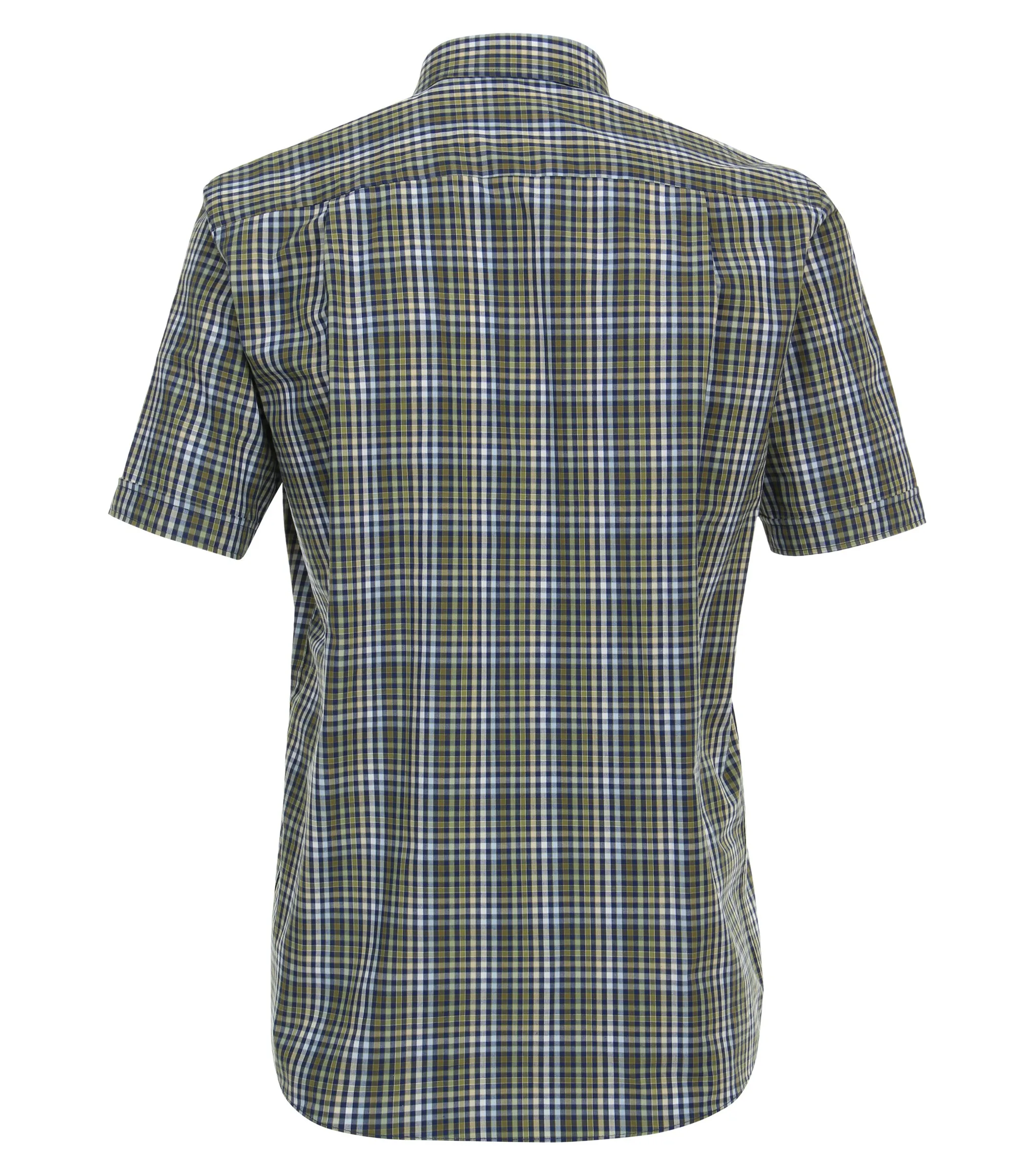 REDMOND Freizeithemd Kurzarm in Grün - 100 % Baumwolle - Ansicht 2