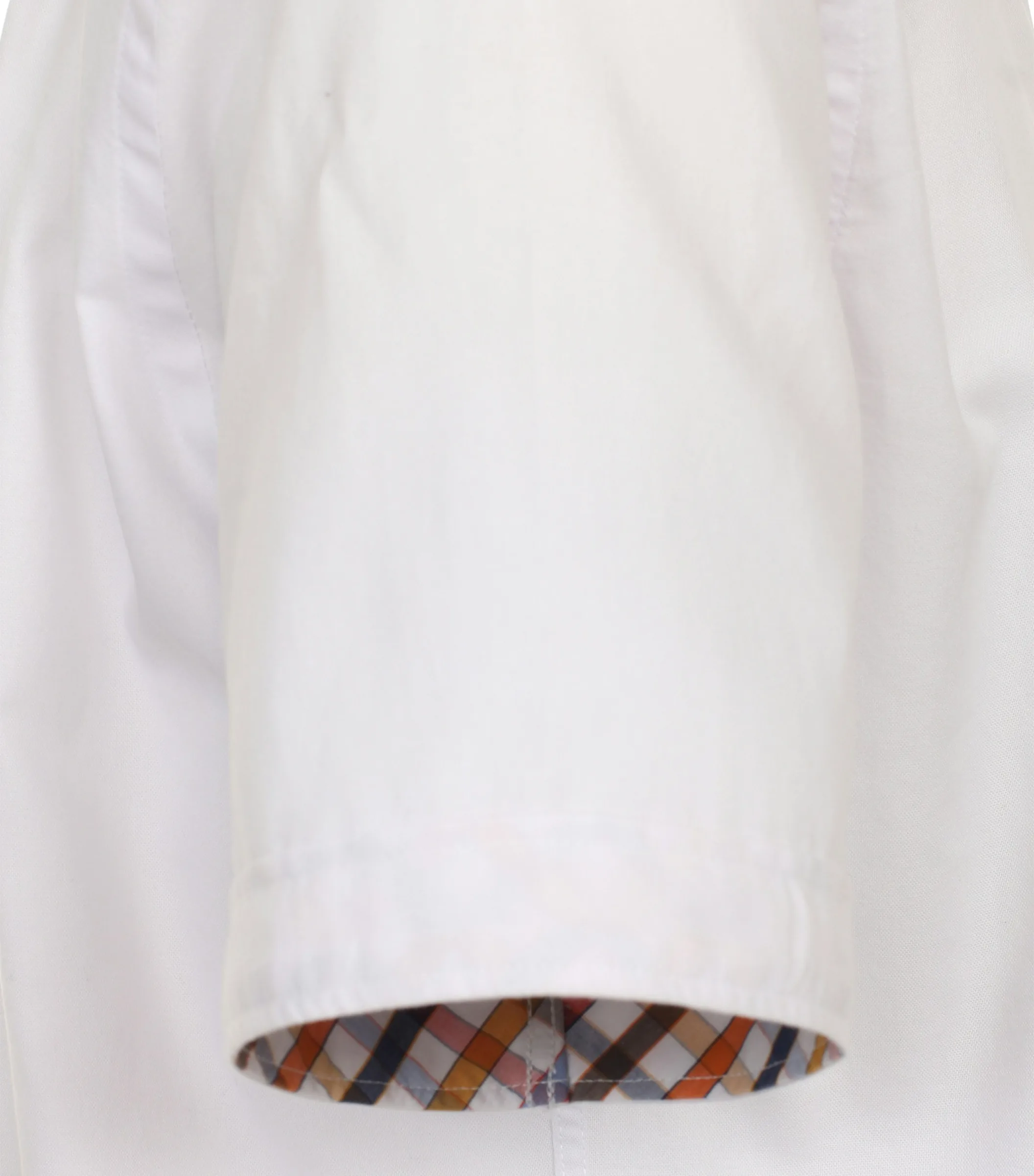 REDMOND Freizeithemd Kurzarm in Weiss - 100 % Baumwolle - Ansicht 4