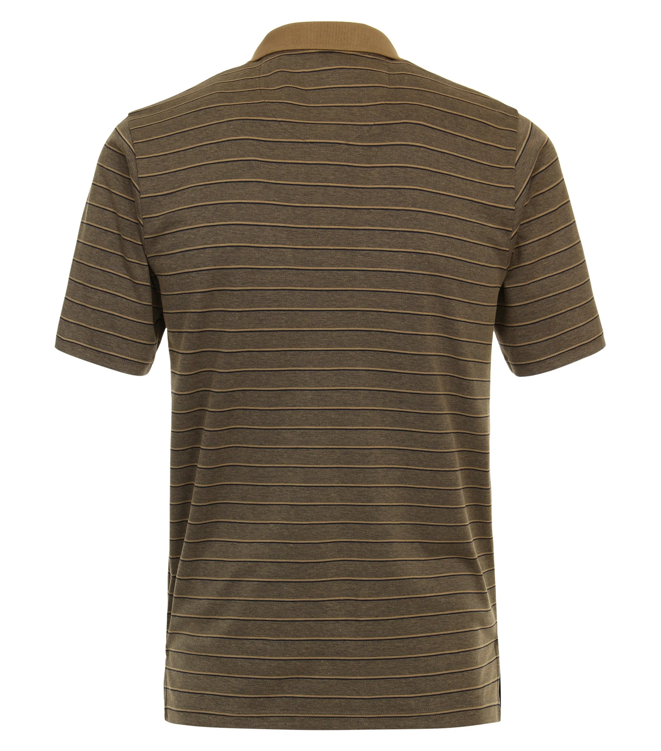 REDMOND Polo-Shirt in Braun - 50 % Baumwolle, 50 % Polyester - Ansicht 2