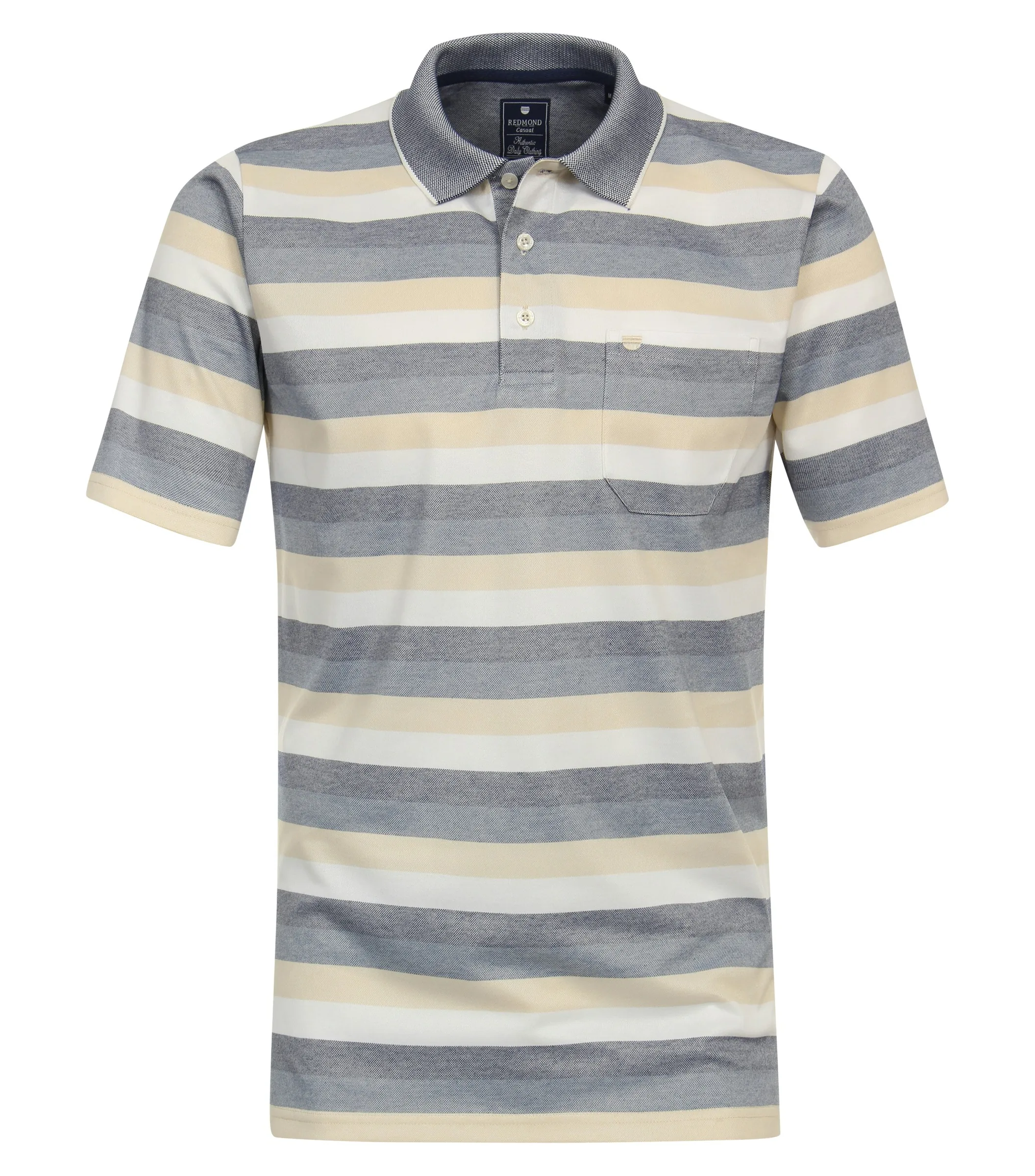 REDMOND Polo-Shirt in Blau - 50 % Baumwolle, 50 % Polyester - Ansicht 1
