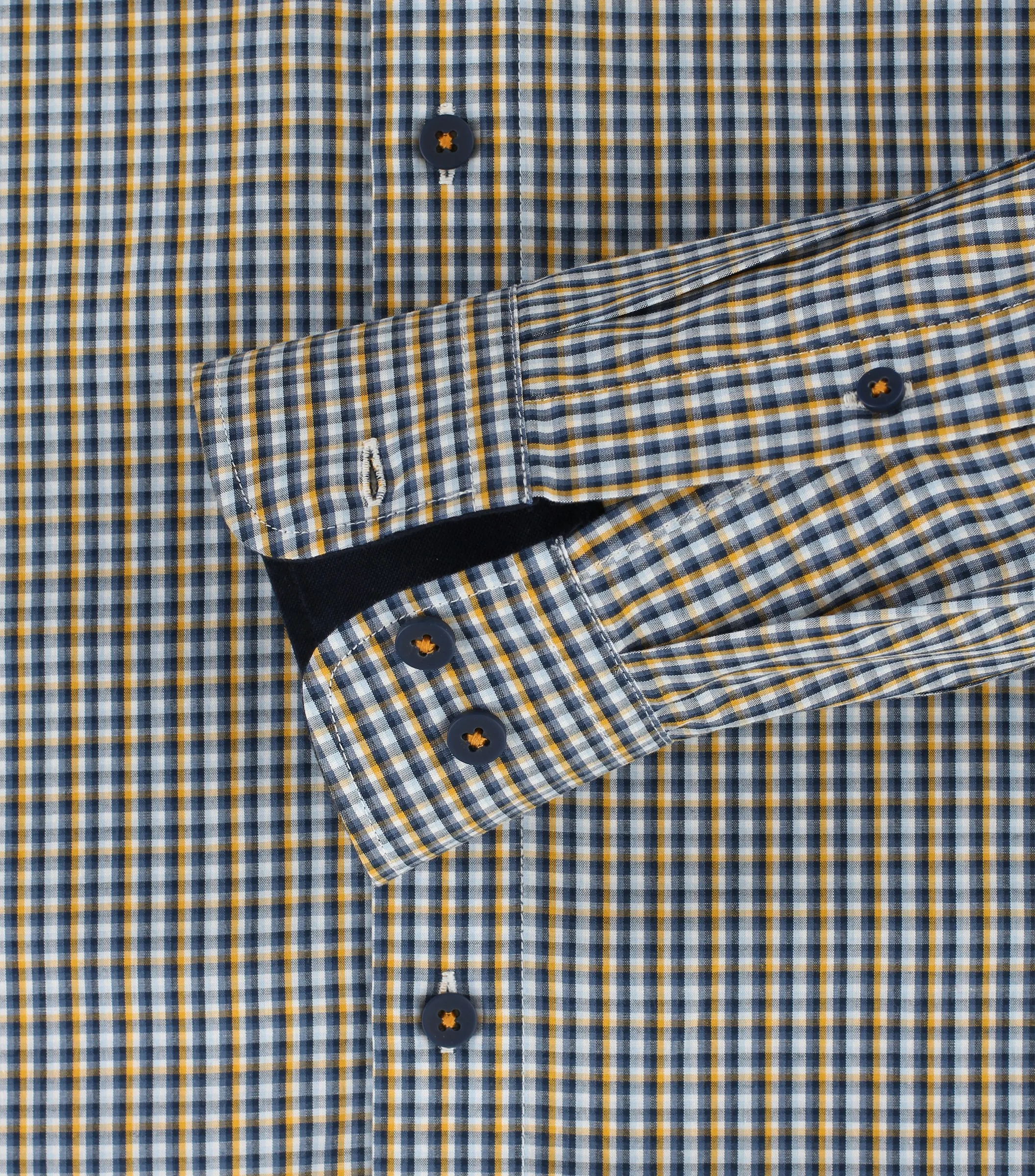 REDMOND Freizeithemd in Blau - 100 % Baumwolle - Ansicht 4