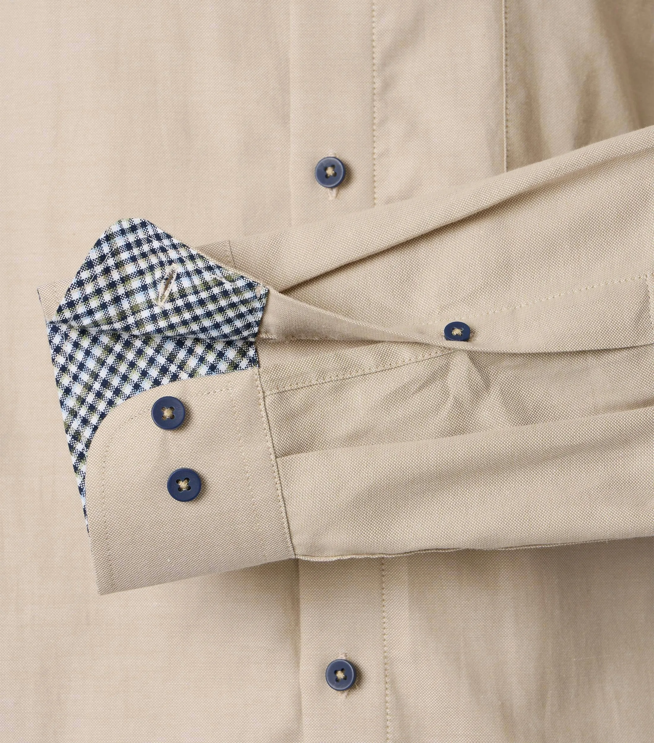 REDMOND Freizeithemd in Beige - 100 % Baumwolle - Ansicht 4