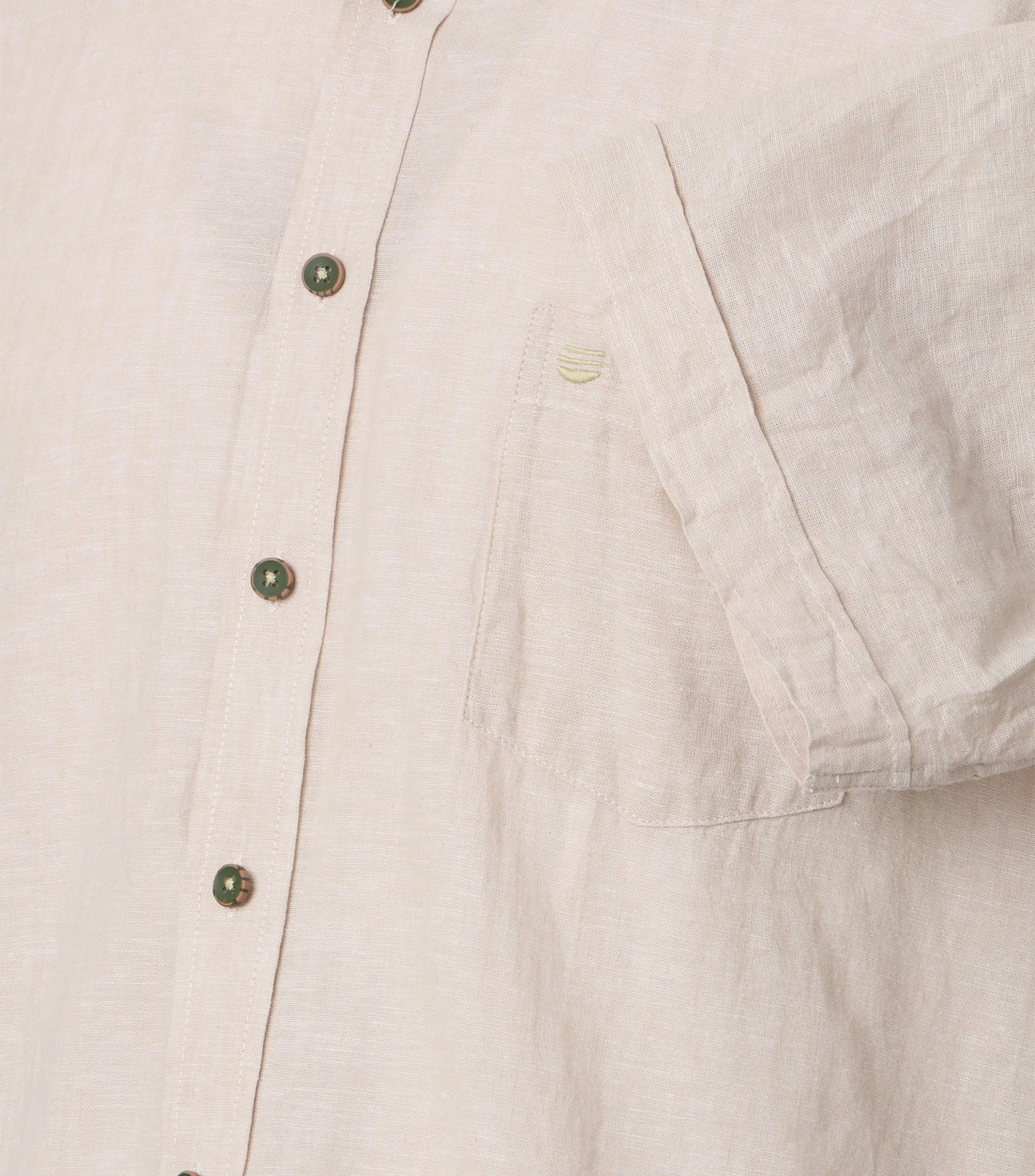 REDMOND Leinenhemd in Beige - 55 % Leinen, 45 % Baumwolle - Ansicht 4