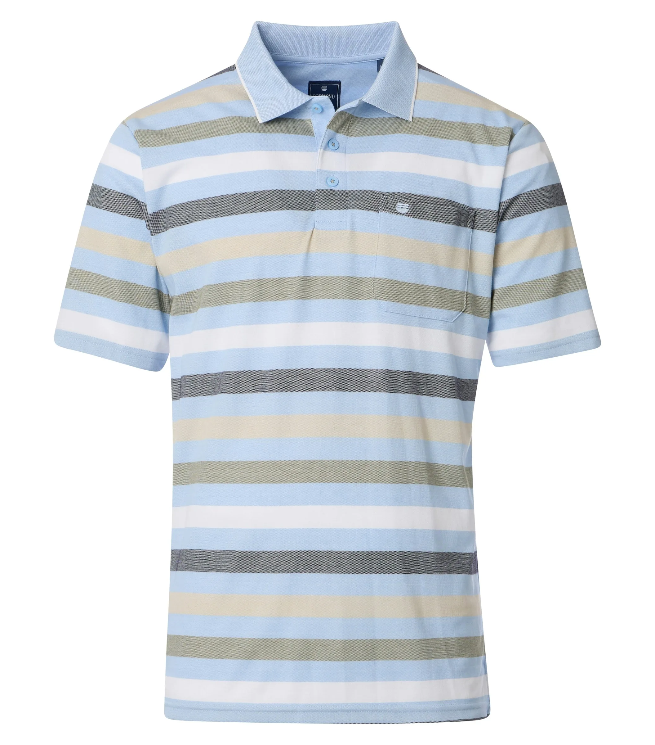 REDMOND Polo-Shirt in Blau - 50 % Baumwolle, 50 % Polyester - Ansicht 1