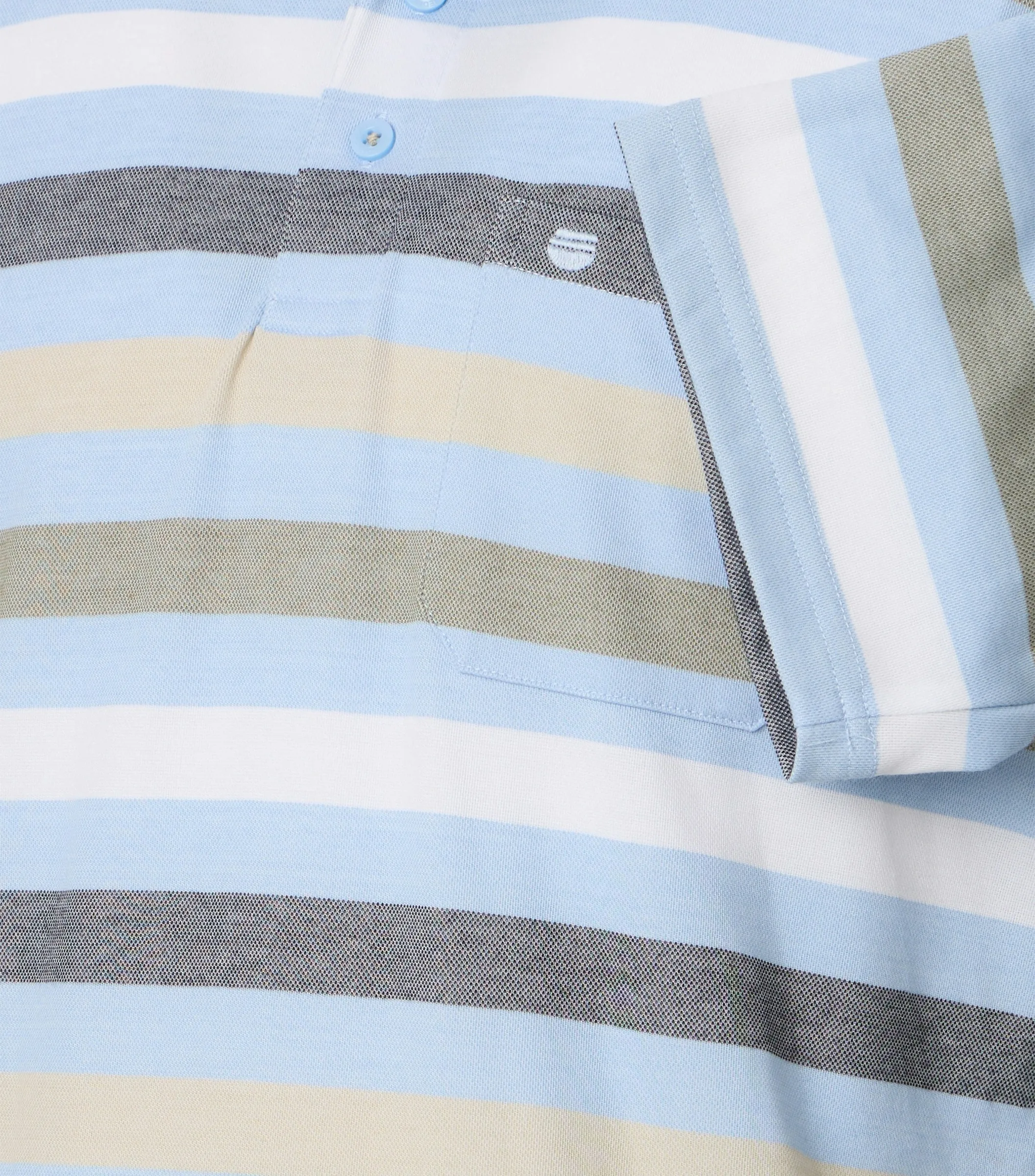 REDMOND Polo-Shirt in Blau - 50 % Baumwolle, 50 % Polyester - Ansicht 4