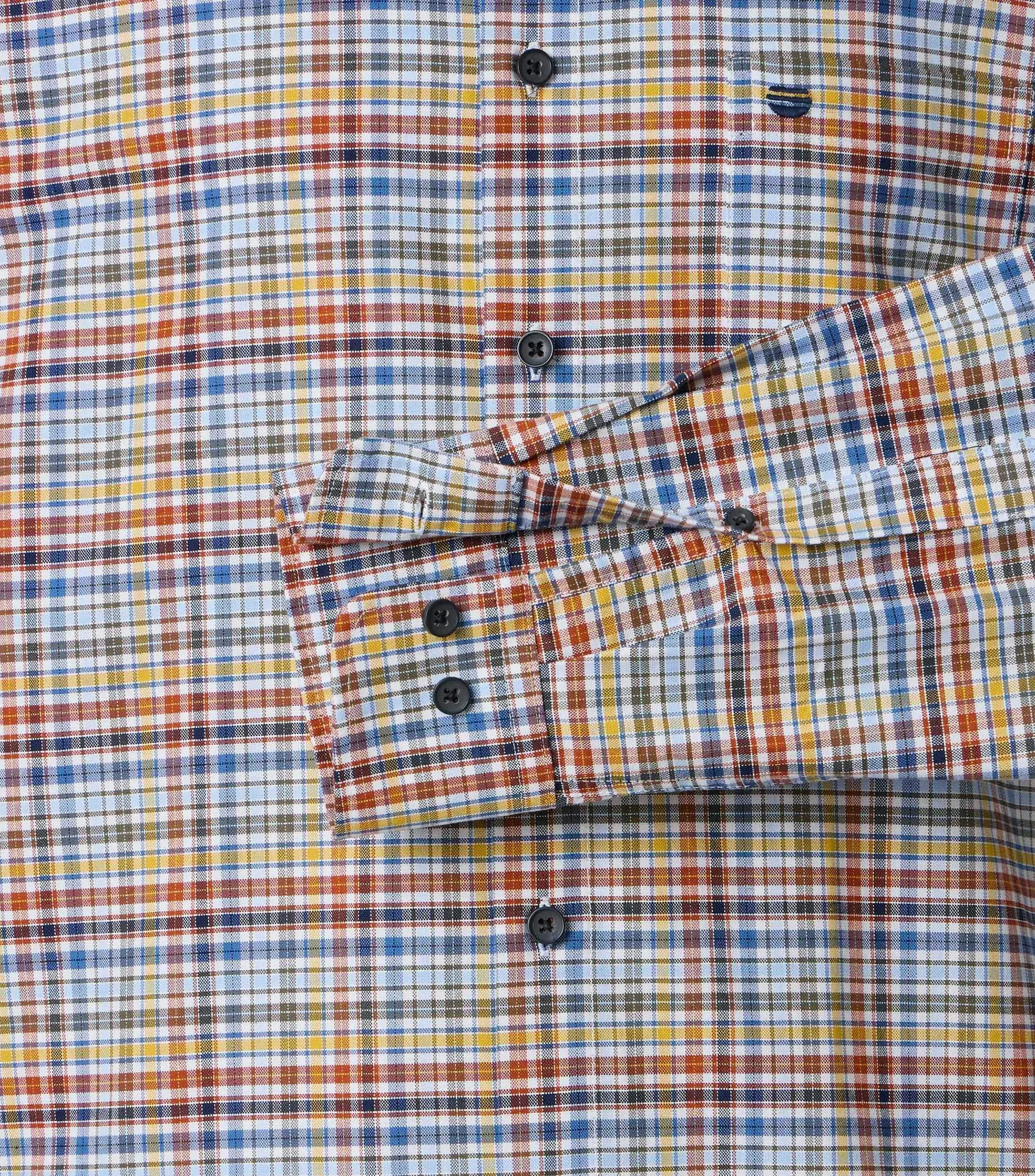 REDMOND Freizeithemd in Terra - 100 % Baumwolle - Ansicht 4