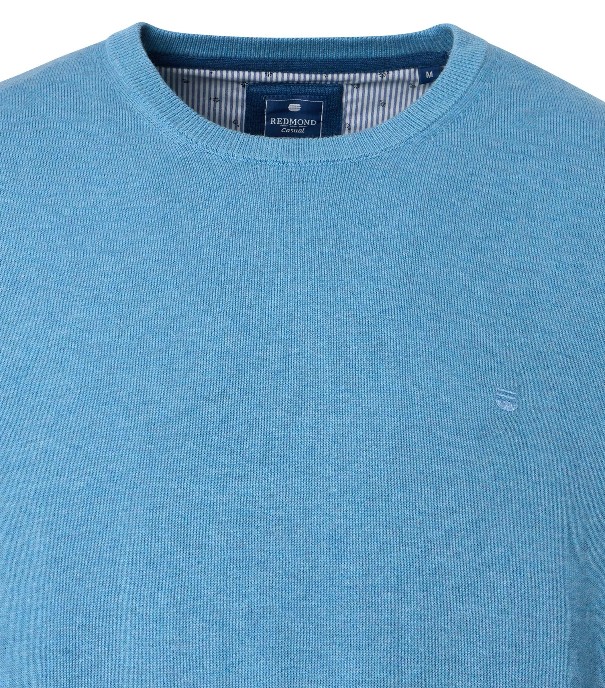 REDMOND Pullover in Blau - 100 % Baumwolle - Ansicht 3