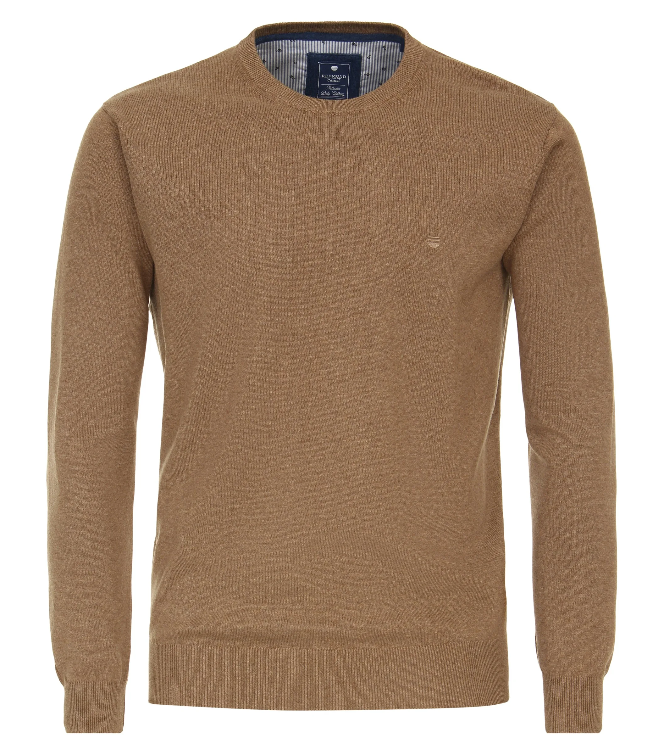 REDMOND Pullover in Camel - braun - 100 % Baumwolle - Ansicht 1